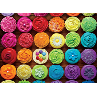 EUROGRAPHICS Puzzle Dortíková dúha 1000 dielikov (Cupcake)