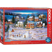 EUROGRAPHICS Puzzle Hviezdy na ľade 1000 dielikov