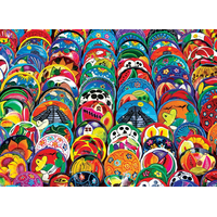 EUROGRAPHICS Puzzle Mexické taniere 1000 dielikov