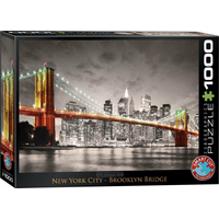 EUROGRAPHICS Puzzle New York - Brooklynský most 1000 dielikov