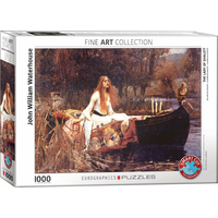 EUROGRAPHICS Puzzle Pani zo Shalott 1000 dielikov