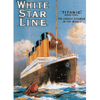 EUROGRAPHICS Puzzle Plagát: Titanic 1000 dielikov