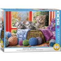 EUROGRAPHICS Puzzle Pletúce mačiatka XL 500 dielikov