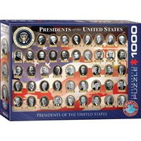 EUROGRAPHICS Puzzle Prezidenti Spojených Štátov Amerických 1000 dielikov