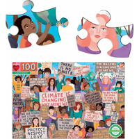 EEBOO Puzzle Protest za ochranu klímy 100 dielikov