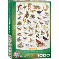 EUROGRAPHICS Puzzle Vtáky 1000 dielikov