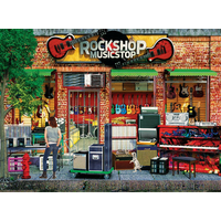 EUROGRAPHICS Puzzle Rock Shop 1000 dielikov