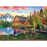 EUROGRAPHICS Puzzle Rybárska chata 1000 dielikov