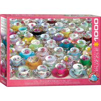 EUROGRAPHICS Puzzle Zbierka čajových šálok 1000 dielikov