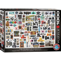 EUROGRAPHICS Puzzle Svet fotoaparátov 1000 dielikov