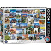 EUROGRAPHICS Puzzle Svetobežník - Kanada 1000 dielikov