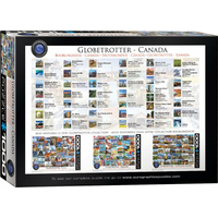 EUROGRAPHICS Puzzle Svetobežník - Kanada 1000 dielikov