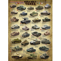 EUROGRAPHICS Puzzle Tanky 2. svetovej vojny 1000 dielikov
