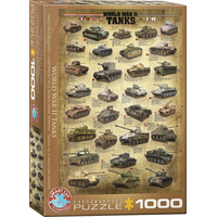 EUROGRAPHICS Puzzle Tanky 2. svetovej vojny 1000 dielikov