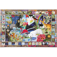 EEBOO Puzzle Umenie prírody 100 dielikov