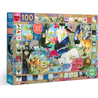 EEBOO Puzzle Umenie prírody 100 dielikov