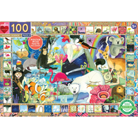 EEBOO Puzzle Umenie prírody 100 dielikov