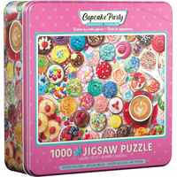 EUROGRAPHICS Puzzle v plechovej krabičke Dortíková oslava 1000 dielikov