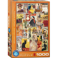 EUROGRAPHICS Puzzle Vintage plagáty z opery a divadla 1000 dielikov