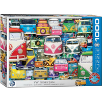 EUROGRAPHICS Puzzle Volkswagen Bus: Funky Jam 1000 dielikov