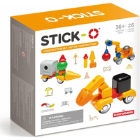 Stick-O Stavebné autá 26ks