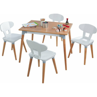KIDKRAFT Stôl so stoličkami - svetlý