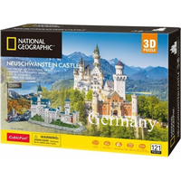CUBICFUN 3D puzzle National Geographic: Neuschwanstein 121 dielikov