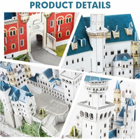 CUBICFUN 3D puzzle National Geographic: Neuschwanstein 121 dielikov