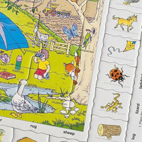 LARSEN Puzzle Angličtina 4: Prázdniny na vidieku 70 dielikov