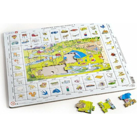 LARSEN Puzzle Angličtina 4: Prázdniny na vidieku 70 dielikov