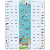 LARSEN Puzzle Angličtina 8: Na mori 64 dielikov