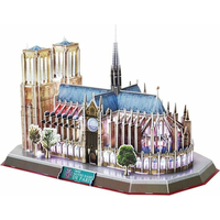 CUBICFUN Svietiace 3D puzzle Notre Dame 149 dielikov