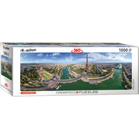EUROGRAPHICS Panoramatické puzzle Paríž, Francúzsko 1000 dielikov