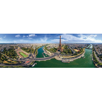 EUROGRAPHICS Panoramatické puzzle Paríž, Francúzsko 1000 dielikov