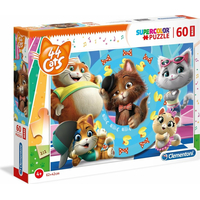 CLEMENTONI Puzzle 44 mačiek MAXI 60 dielikov