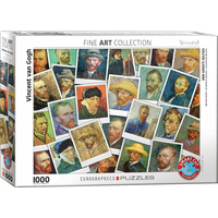 EUROGRAPHICS Puzzle Van Goghove Autoportréty 1000 dielikov