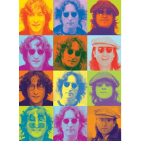 EUROGRAPHICS Puzzle Farebné portréty Johna Lennona 1000 dielikov