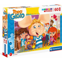 CLEMENTONI Puzzle Myšiak Gigio MAXI 60 dielikov