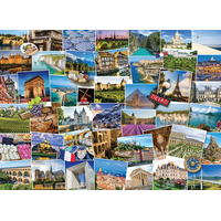 EUROGRAPHICS Puzzle Svetobežník - Francúzsko 1000 dielikov