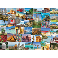 EUROGRAPHICS Puzzle Svetobežník - Mexiko 1000 dielikov