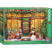 EUROGRAPHICS Puzzle Vianočný obchod 1000 dielikov