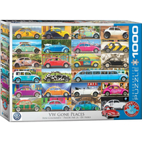 EUROGRAPHICS Puzzle Volkswagen Beetle: Chrobák na cestách 1000 dielikov