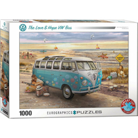 EUROGRAPHICS Puzzle VW Bus - Láska a nádej 1000 dielikov