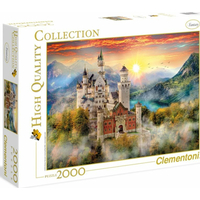 CLEMENTONI Puzzle Zámok Neuschwanstein 2000 dielikov