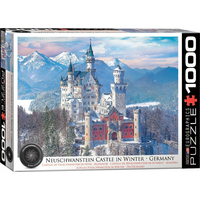 EUROGRAPHICS Puzzle Zámok Neuschwanstein (HDR) 1000 dielikov