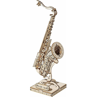 ROBOTIME Rolife 3D drevené puzzle Saxofón 136 dielikov