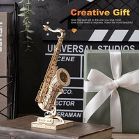 ROBOTIME Rolife 3D drevené puzzle Saxofón 136 dielikov