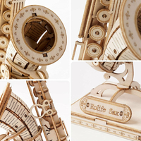 ROBOTIME Rolife 3D drevené puzzle Saxofón 136 dielikov