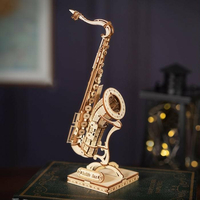 ROBOTIME Rolife 3D drevené puzzle Saxofón 136 dielikov
