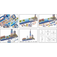 CUBICFUN Svietiace 3D puzzle CityLine panorama: Dubaj 182 dielikov